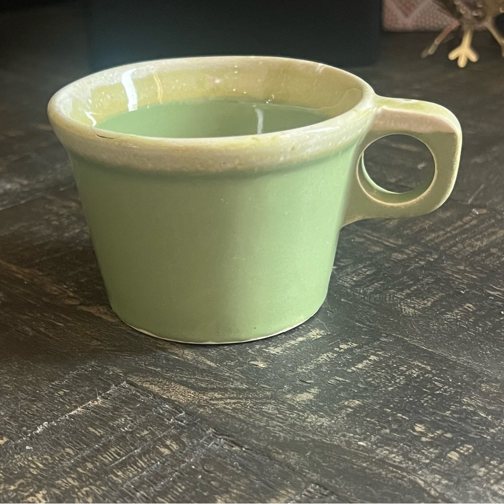 VTG 70’s Hull Crestone RARE Avocado Short/Wide Mug‎